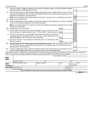 IRS Form 5884-D Employee Retention Credit for Certain Tax-Exempt Organizations Affected by Qualified Disasters, Page 2