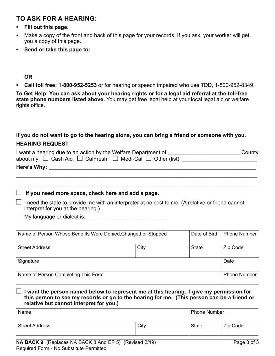Form CW2187 Your Calworks 60-month Time Limit - California, Page 3
