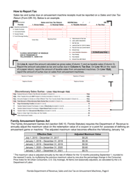 Form GT-800020 Sales and Use Tax on Amusement Machines - Florida, Page 4