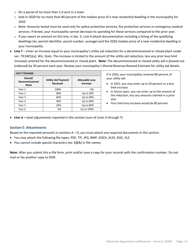 Instructions for Form SL-202M Municipal Levy Limit Worksheet - Wisconsin, Page 4
