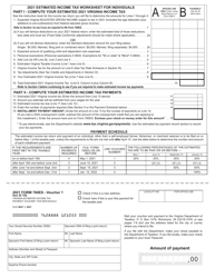 Form 760ES Virginia Estimated Income Tax Payment Vouchers for Individuals - Virginia, Page 3