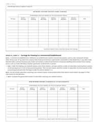 Form SC Statement of Account for Secondary Transmissions by Satellite Carriers of Distant Television Signals, Page 5