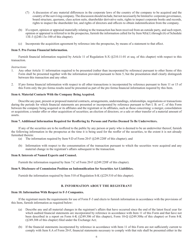 SEC Form 2078 (F-4) Registration Statement for Securities of Certain Foreign Private Issuers Issued in Certain Business Combination Transactions, Page 6
