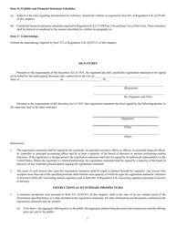 SEC Form 870 (S-1) Registration Statement Under Securities Act of 1933, Page 7
