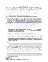 Form CIV-481 &quot;Answer &amp; Counterclaim to Complaint to Collect a Debt&quot; - Alaska, Page 6
