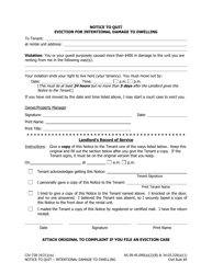 Document preview: Form CIV-728 Notice to Quit Eviction for Intentional Damage to Dwelling - Alaska
