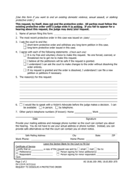 Form DV-133-M Request to Dissolve a Protective Order (Multiple Petitioners) - Alaska, Page 2