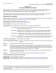 Form CDTFA-531-MV Used Vehicle Dealers - Sales Report - California, Page 2
