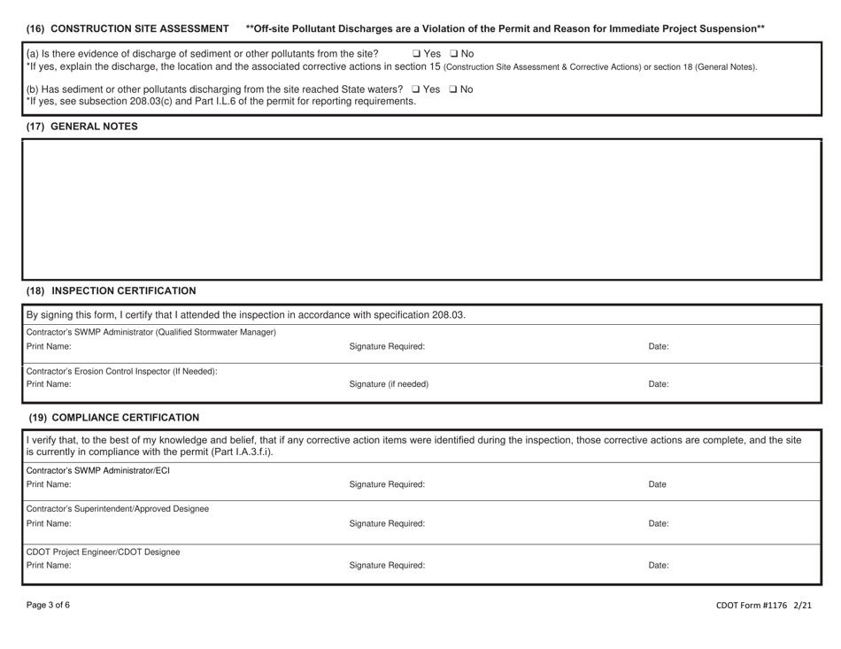 CDOT Form 1176 - Fill Out, Sign Online and Download Fillable PDF ...