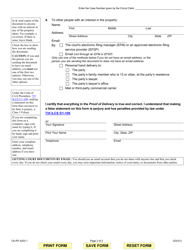 Form CA-PD4203.1 Additional Proof of Delivery (Civil Asset Forfeiture) - Illinois, Page 2