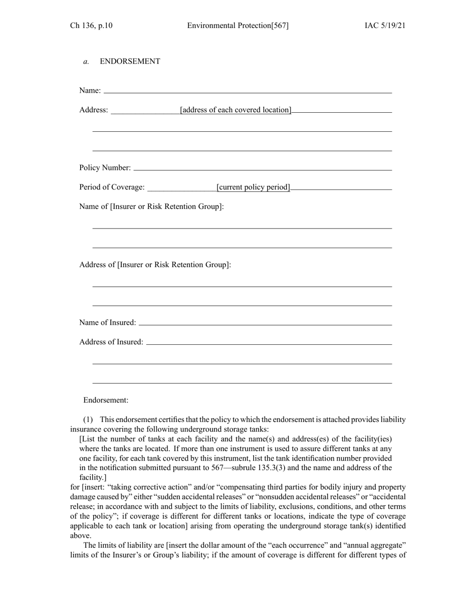 Chapter 136 - Financial Responsibility for Underground Storage Tanks - Iowa, Page 10
