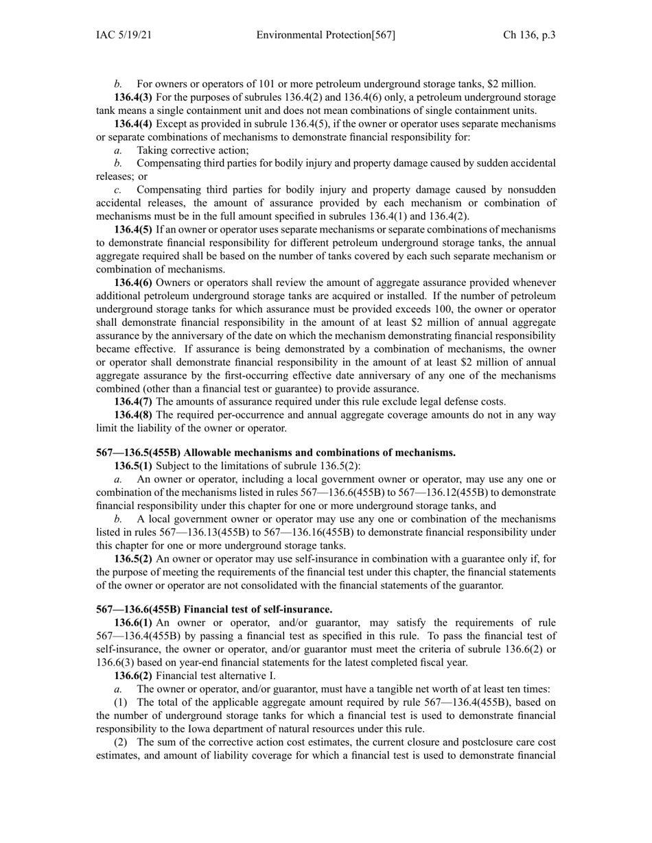 Chapter 136 - Financial Responsibility for Underground Storage Tanks - Iowa, Page 3