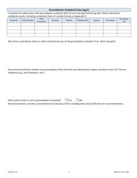 DNR Form 542-1303 Ust Closure Report - Filling in Place - Iowa, Page 4