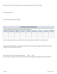 DNR Form 542-1306 Ust Closure Report - Tank and/or Piping Removal - Iowa, Page 4