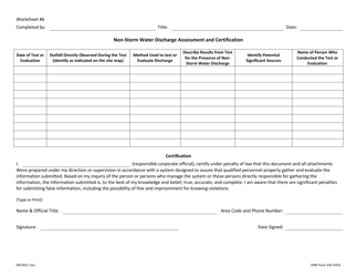 DNR Form 542-0352 General Permit 1 Worksheet - Iowa, Page 6