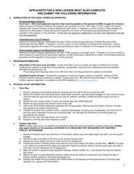 Instructions for Form CCL.301 &quot;Application for a Child Care Center, Preschool, Head Start&quot; - Kansas, Page 3