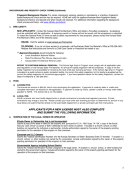 Instructions for Form CCL.801 Application for a School Age Drop-In Program - Kansas, Page 2