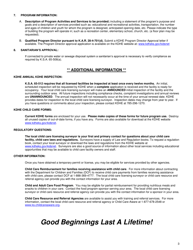 Instructions for Form CCL.801 Application for a School Age Drop-In Program - Kansas, Page 3