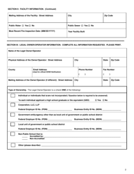 Form CCL.801 Application for a School Age Drop-In Program - Kansas, Page 2