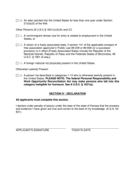 Application for Kansas Veterinary License - Kansas, Page 8