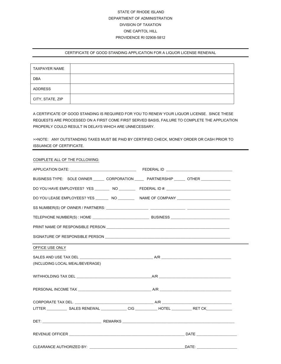 Form CGS1 Download Printable PDF or Fill Online Certificate of Good ...