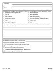 Form PC-2.3 Petition for Limited Guardianship or Guardianship - Rhode Island, Page 2