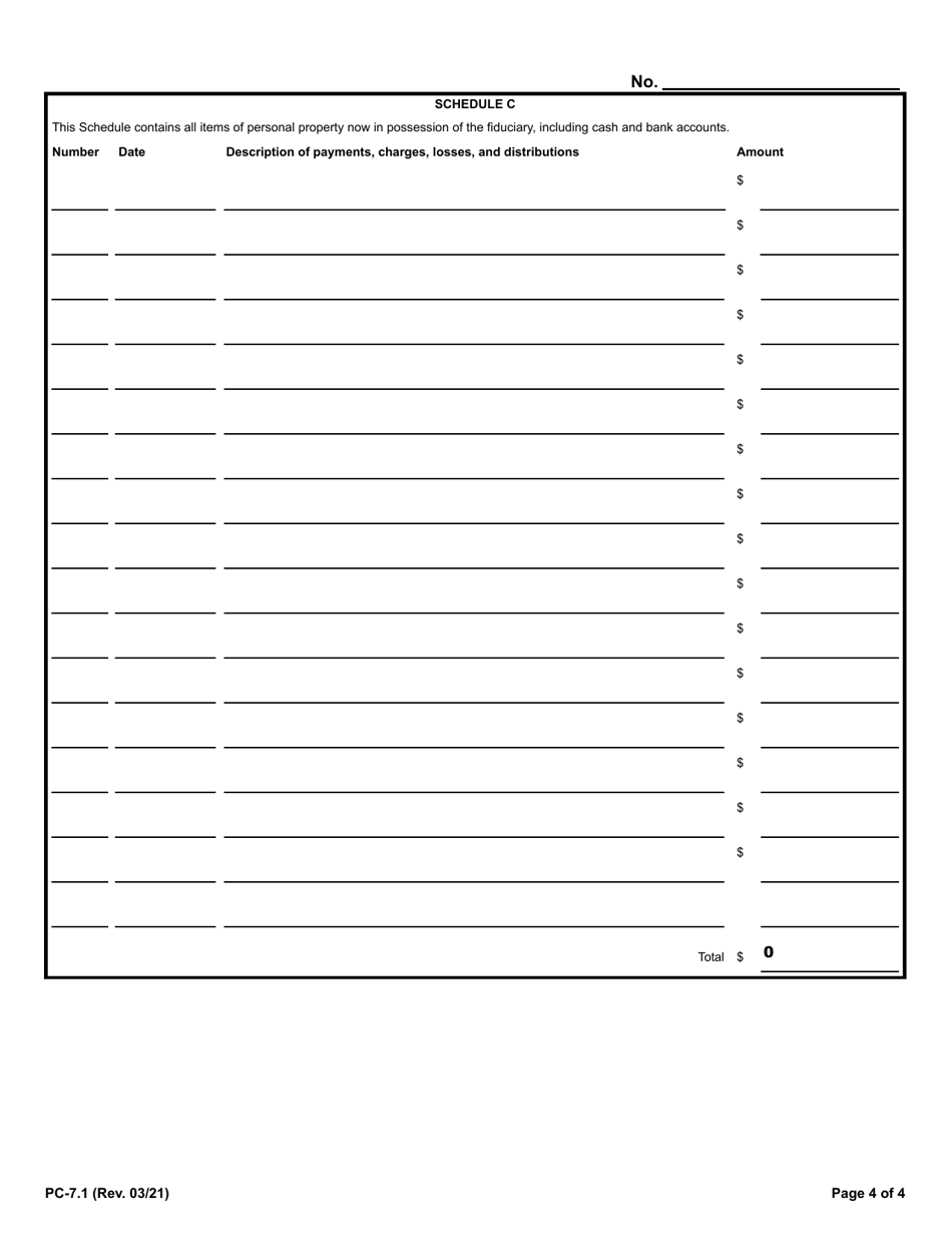 Form PC-7.1 Account - Rhode Island, Page 4