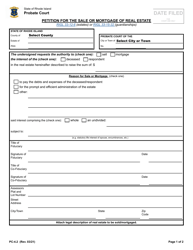Form PC-4.2 &quot;Petition for the Sale or Mortgage of Real Estate&quot; - Rhode Island