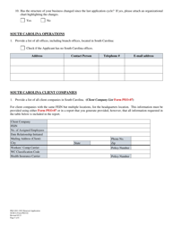 SCDCA Form PEO-02 Professional Employer Organization Renewal License Application - South Carolina, Page 5