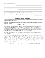 Form DSS-EA-243 Application for Chronic Renal Disease Program - South Dakota, Page 4