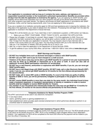 DSS Form 3800 Temporary Assistance for Needy Families (TANF) Application/Supplemental Nutrition Assistance Program (Snap) Application/Refugee Cash Assistance (Rca) Application - South Carolina, Page 4