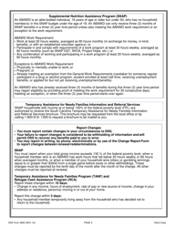 DSS Form 3800 Temporary Assistance for Needy Families (TANF) Application/Supplemental Nutrition Assistance Program (Snap) Application/Refugee Cash Assistance (Rca) Application - South Carolina, Page 5