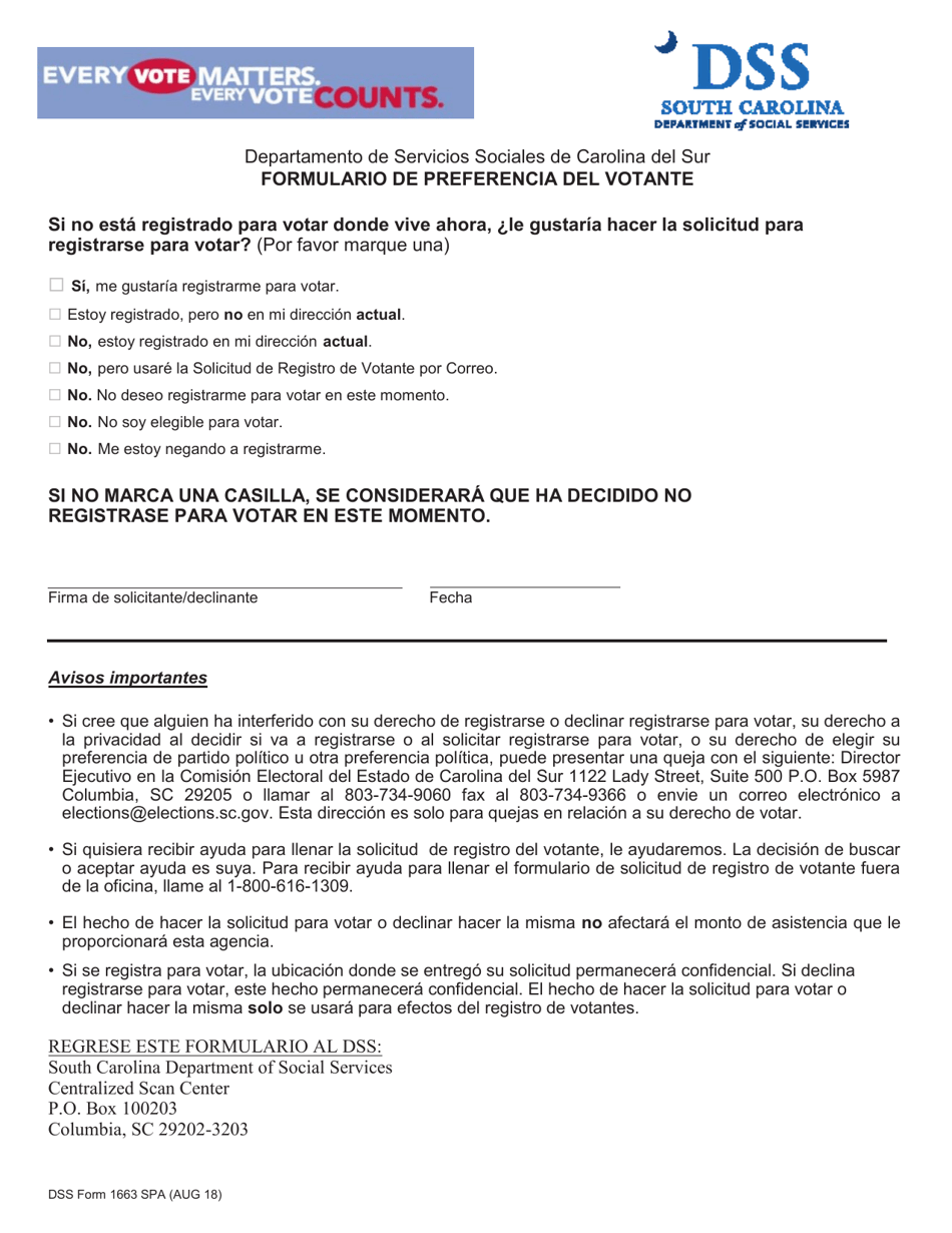 DSS Formulario 3800 SPA Solicitud De Asistencia Temporal Para Familias Necesitadas (TANF) / Solicitud De Programa De Asistencia Nutricional Suplementaria (Snap) / Solicitud De Asistencia Con Dinero En Efectivo Para Refugiados (Rca) - South Carolina (Spanish), Page 13