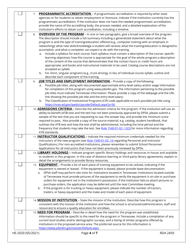 Form HE-0020 Application for a New Program - Tennessee, Page 4