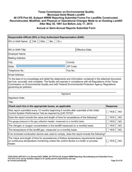 Form TCEQ-20322 Mswfl 40 Cfr Part 60, Subpart Www Reporting Submittal Form - Texas, Page 25
