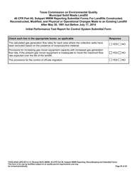 Form TCEQ-20322 Mswfl 40 Cfr Part 60, Subpart Www Reporting Submittal Form - Texas, Page 29