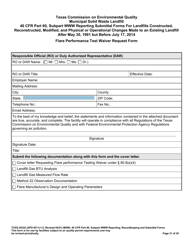 Form TCEQ-20322 Mswfl 40 Cfr Part 60, Subpart Www Reporting Submittal Form - Texas, Page 31