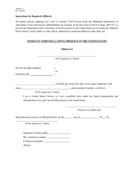 Form AEMS115 Concentrated Animal Feeding Operation (Cafo) License Application - Oklahoma, Page 5