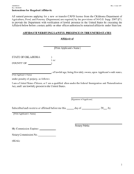 Form AEMS010 Swine Feeding Operation Transfer Application - Oklahoma, Page 3