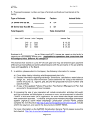 Form AEMS081 Swine Feeding Operations - Size Increase Form - Non Lmfo - Oklahoma, Page 2