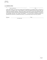 Form AEMS120 Annual Report for Agpdes Concentrated Animal Feeding Operations - Oklahoma, Page 5