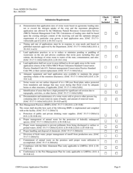 Form AEMS126 Concentrated Swine Feeding Operation (Csfo) License Application - Oklahoma, Page 12