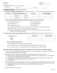 Form AEMS144 Expanding Poultry Feeding Operation Registration Application - Oklahoma, Page 2