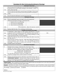Non-continuing Earnings and General Garnishee&#039;s Answer/Affidavit - Oklahoma, Page 3
