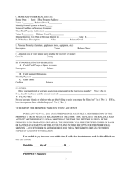 Prisoner&#039;s Affidavit of Inability to Pay - Oklahoma, Page 2