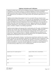 Application for Registration as an Independent Review Organization - Oklahoma, Page 2