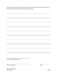 External Review Request Form - Oklahoma, Page 9