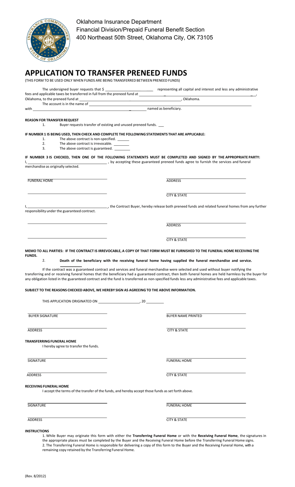 oklahoma-application-to-transfer-preneed-funds-fill-out-sign-online