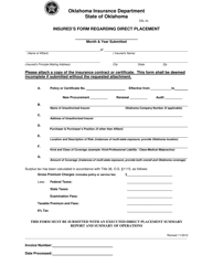 Form DSL-3C Insured's Form Regarding Direct Placement - Oklahoma