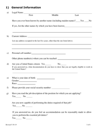 Employment Application - Oklahoma, Page 3